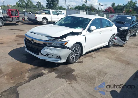 2018 Honda Accord Hybrid из США, поврежденный, VIN 1HGCV3F1XJA003839